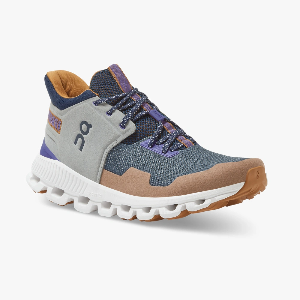 Cloud Hi Edge: Swiss-Made Runners, Sand & Brown. Your Next Adventure Awaits. Limited Sale!